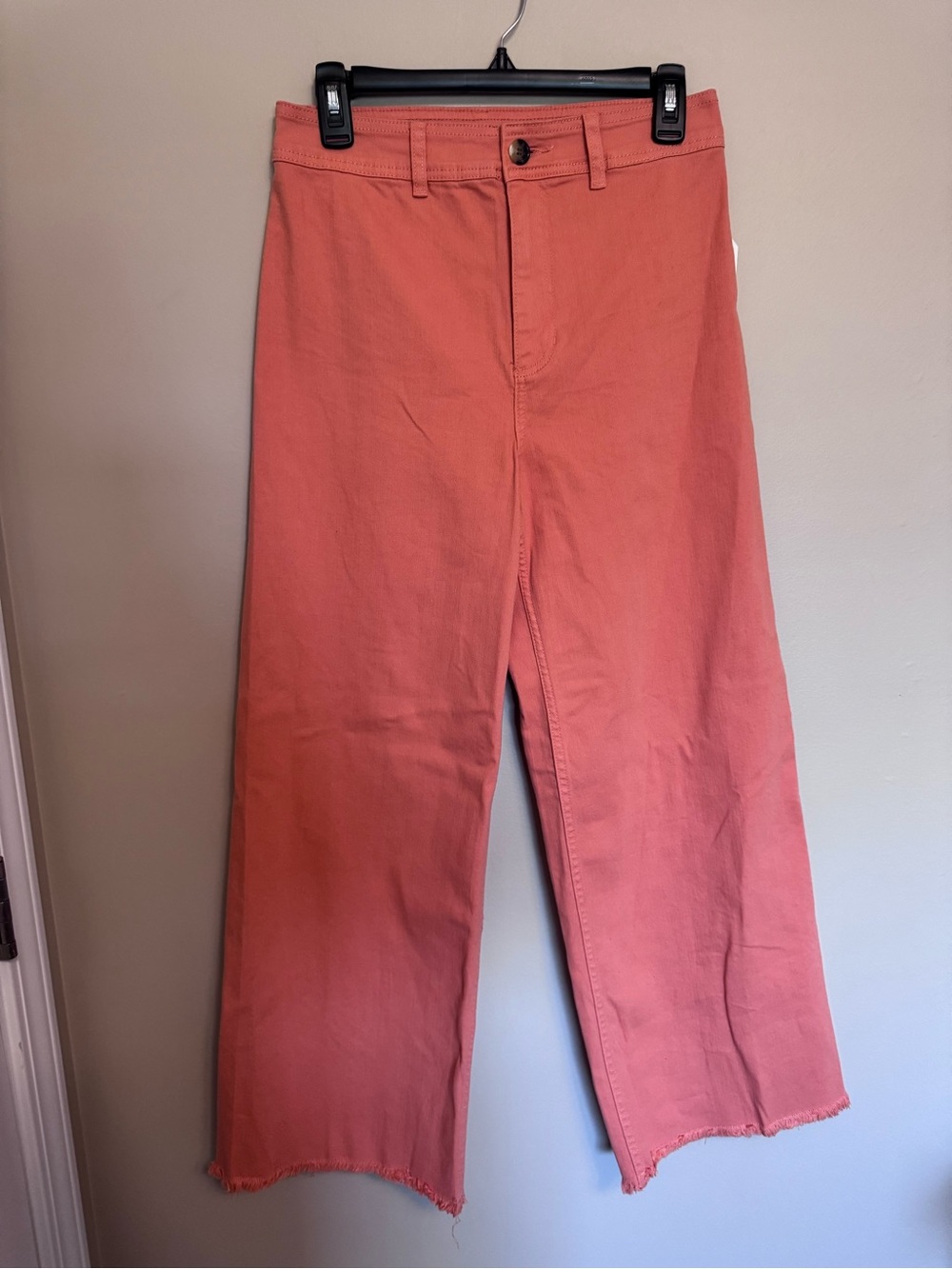 Billabong Women’s Free Fall High Waist Wide Leg Pants in Coral.